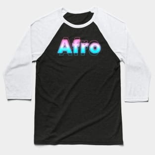 Afro Baseball T-Shirt